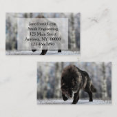 Wölfe Visitenkarte (Vorne/Hinten)