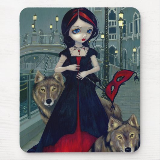 "Wölfe von Venedig" Mousepad (Vorne)