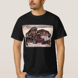 Wölfe von Winifred Austen, Vintage Wildtiere T-Shirt