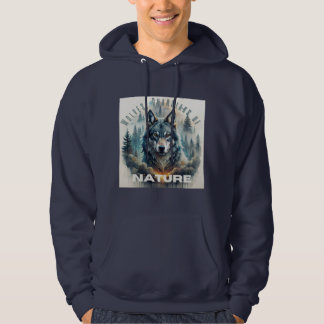 Wölfe Wächter der Natur Hoodie
