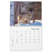 Wölfe Wall Calendar Kalender (Feb 2027)