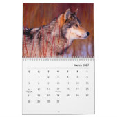 Wölfe Wall Calendar Kalender (Mär 2027)