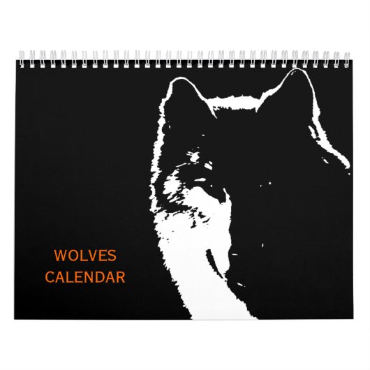 Wölfe - Wildtiere Kalender (Titelbild)