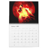 Wölfe - Wildtiere Kalender (Jan 2027)