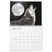 Wölfe - Wildtiere Kalender (Feb 2027)