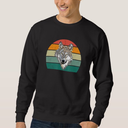 Wölfe Wolf Hund Kaniden Wolf Jagd Wald Reh Anima Sweatshirt (Vorderseite)