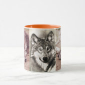 Wölfe Wolf Tiere Wild Natur Wald Tasse (Zentrum)