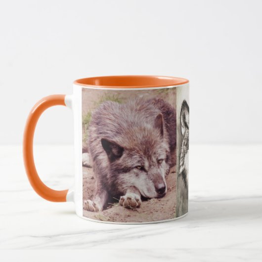 Wölfe Wolf Tiere Wild Natur Wald Tasse (Links)