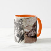 Wölfe Wolf Tiere Wild Natur Wald Tasse (VorderseiteRechts)