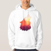 Wölfe zeichnend hoodie (Vorderseite)