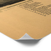 Wolfeboro New Hampshire 1889 Antike Panoramakarte Poster (Ecke)