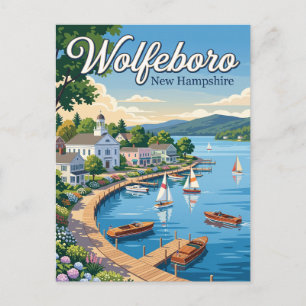 Wolfeboro, New Hampshire Postkarte