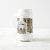 Wolfen Stein Bierglas (Vorderseite Links)