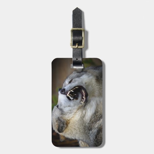 Wolfenkampf Gepäckanhänger (Vorderseite vertikal)