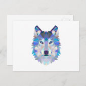 Wolfenkopf Postkarte (Vorne/Hinten)