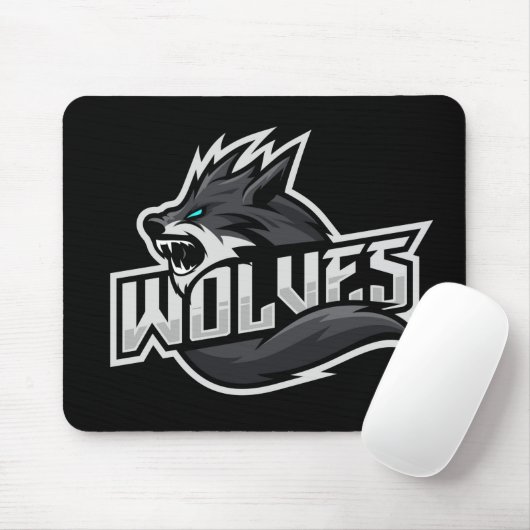 Wolfenlogo Mousepad (Mit Mouse)