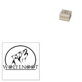 Wolfenoot - Briefmarke Wolf Gummistempel (Stempel)