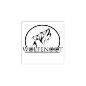 Wolfenoot - Briefmarke Wolf Gummistempel (Prägung)