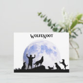 Wolfenoot Einladung (Stehend Vorderseite)