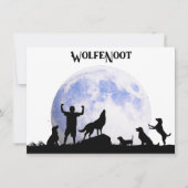 Wolfenoot Einladung (Vorderseite)