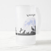 WolfeNoot Mattglas Bierglas (VorderseiteRechts)