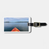 Wolfe's Neck Maine Ocean Kayak Luggage Tag Gepäckanhänger (Vorderseite horizontal)