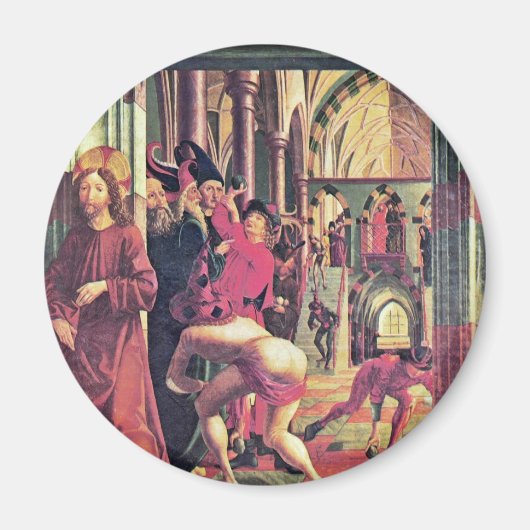 Wolfgang Altar in der Links Flügelszene unten: Magnet (Vorne)