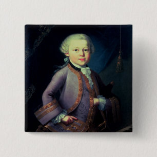 Wolfgang Amadeus Mozart, 1763 Button