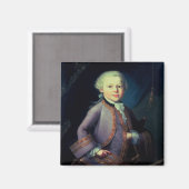 Wolfgang Amadeus Mozart , 1763 Magnet (Vorderseite/Rückseite)