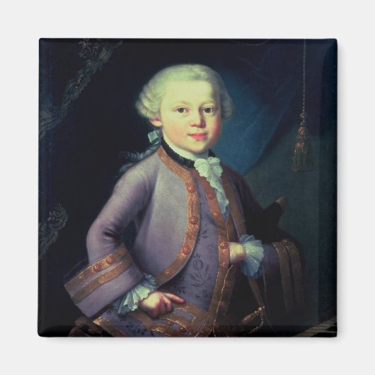 Wolfgang Amadeus Mozart , 1763 Magnet (Vorne)