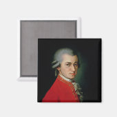 Wolfgang Amadeus Mozart, 1818 Magnet (Vorderseite/Rückseite)