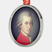 Wolfgang Amadeus Mozart 1819 - Barbara Krafft Ornament Aus Metall (Links)