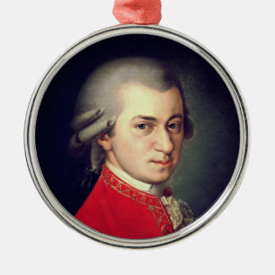 Wolfgang Amadeus Mozart 1819 - Barbara Krafft Ornament Aus Metall