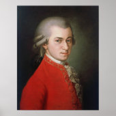 Wolfgang Amadeus Mozart 1819 - Barbara Krafft Poster (Vorne)