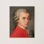 Wolfgang Amadeus Mozart als Puzzle (Vertikal)