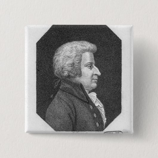 Wolfgang Amadeus Mozart Button (Vorderseite)