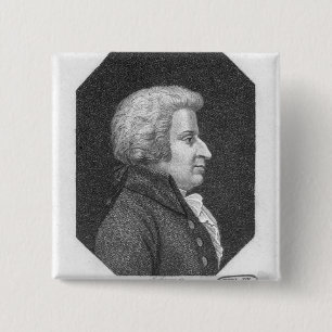 Wolfgang Amadeus Mozart Button