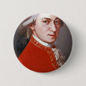 Wolfgang Amadeus Mozart Button (Vorderseite)