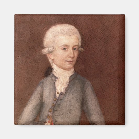 Wolfgang Amadeus Mozart, c.1780 Magnet (Vorne)