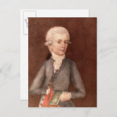 Wolfgang Amadeus Mozart, c.1780 Postkarte (Vorne/Hinten)