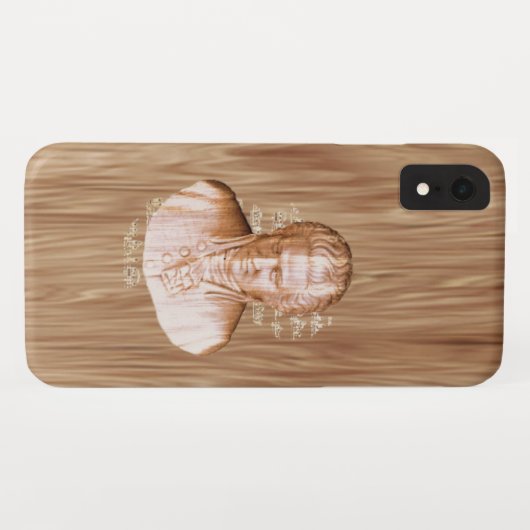 Wolfgang Amadeus Mozart Case-Mate iPhone Hülle (Rückseite (Horizontal))