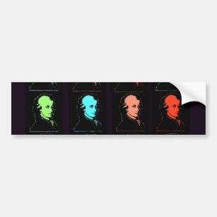 Wolfgang Amadeus Mozart-Collage Autoaufkleber