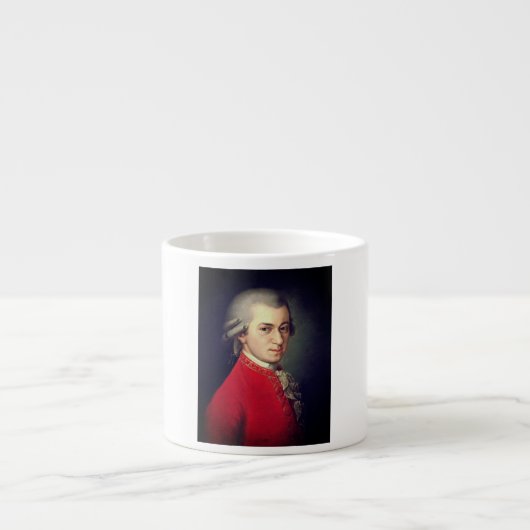 Wolfgang Amadeus Mozart Espressotasse (Vorderseite)
