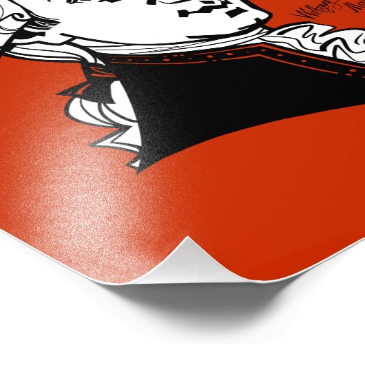 Wolfgang Amadeus Mozart Fotodruck (Ecke)