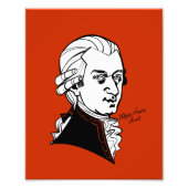 Wolfgang Amadeus Mozart Fotodruck (Vorne)