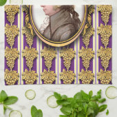 Wolfgang Amadeus Mozart Geschirrtuch (Gefaltet)