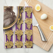 Wolfgang Amadeus Mozart Geschirrtuch (Viertel Falte)