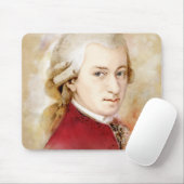 Wolfgang Amadeus Mozart im Aquarell Stil Mousepad (Mit Mouse)