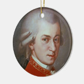 Wolfgang Amadeus Mozart Keramik Ornament (Links)