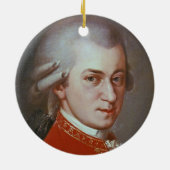 Wolfgang Amadeus Mozart Keramik Ornament (Hinten)